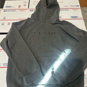 TALENTLESS Embroidered Hoodie - Charcoal